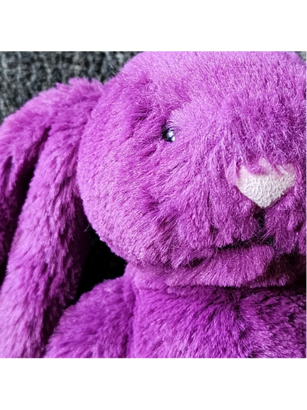 Jellycat Bashful Allium Bunny Small Purple Plush 7